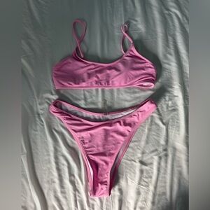 light pink bikini set